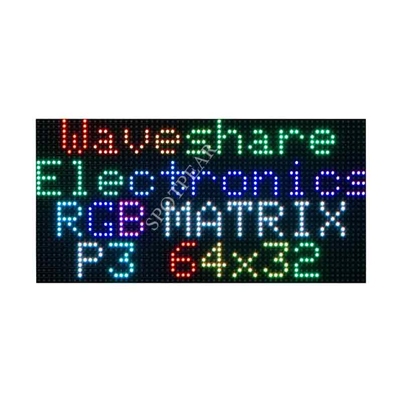 RGB full-color LED dot matrix display with adjustable brightness Flexible display can be bent