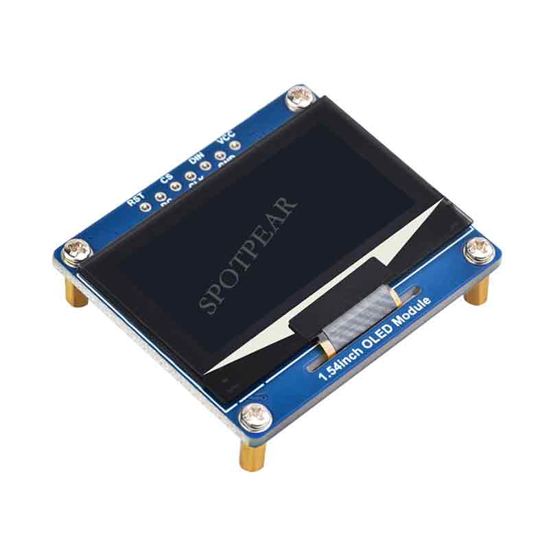 1.54inch OLED Display Module 128×64 Resolution SPI / I2C Communication