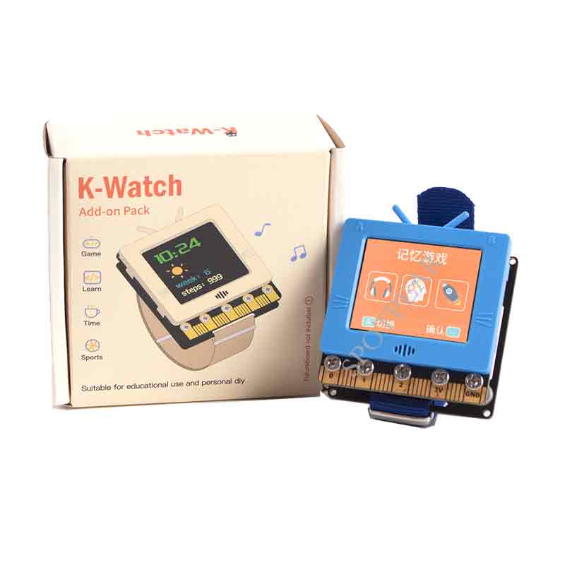 BBC Micro:bit expansion board K-Watch Module programmable watch Python editor