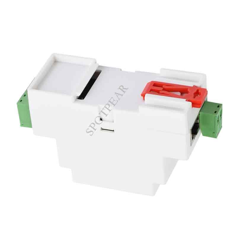 Industrial serial server RS232 to RJ45 Ethernet TCP/IP to serial rail mount with POE function