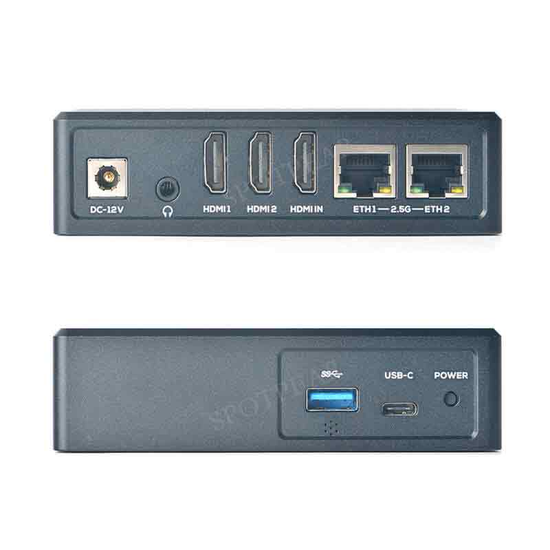 NanoPC T6 Development board Rockchip RK3588 Cortex A76 6TOPs Ethernet ports light NAS video playing 