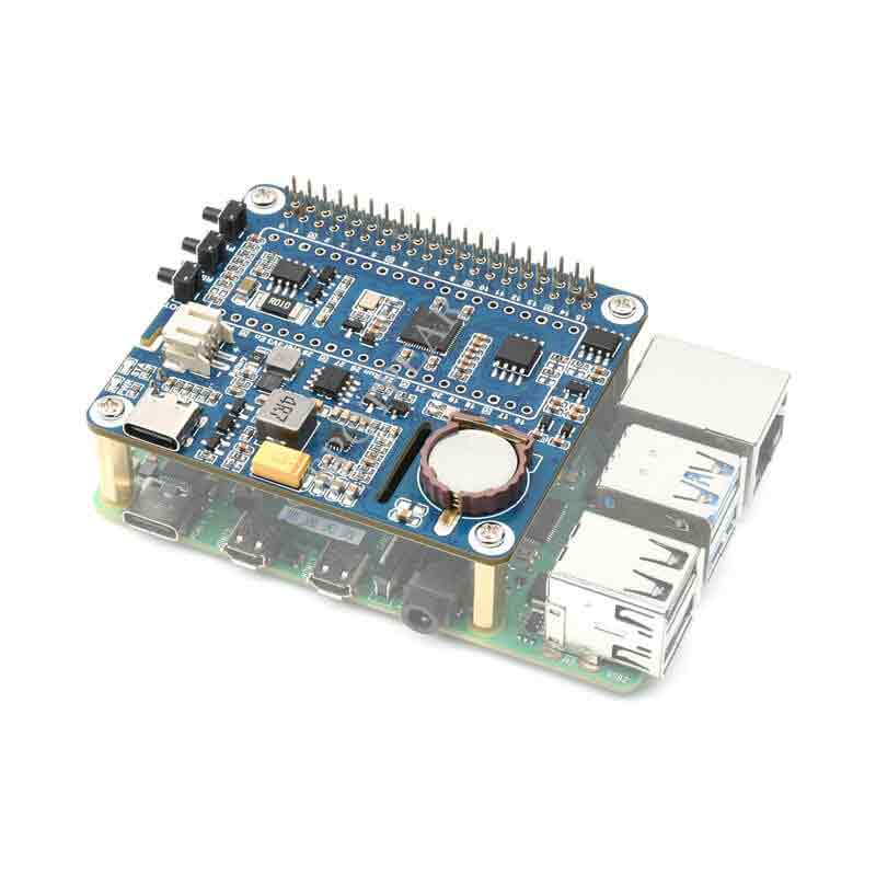 Raspberry Pi 3B/4B/ZERO to pico onboard RP2040 RTC also power control UPS board