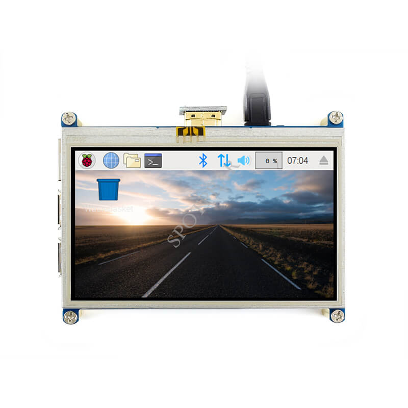 Raspberry Pi 4.3inch HDMI Resistive Touch Screen LCD Display 480x272 V2 Version