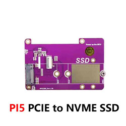 Raspberry Pi 5 PCIe to M.2 NVMe SSD Supports Gen3 Spotpear