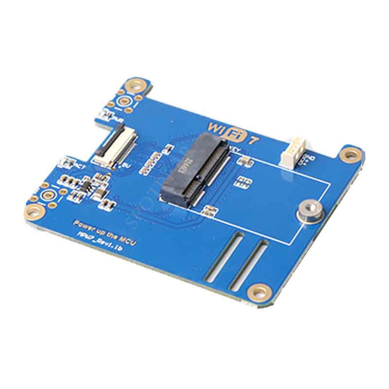 Raspberry Pi 5 PCIe to WIFI7 Adapter Board HAT Pi5 For Google TPU BE200 AX210 AI