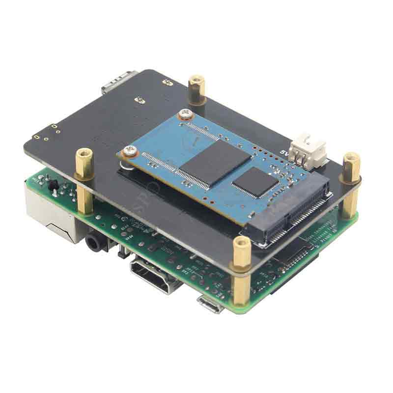 Raspberry Pi X850 V3.1 mSATA SSD Storage Expansion Board NAS ideal storage scheme Support up to 1TB
