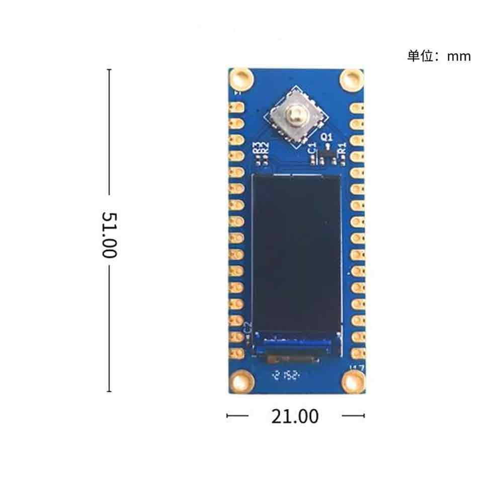0.96inch IPS LCD Display 80x160 for Air10X development board W806 development board