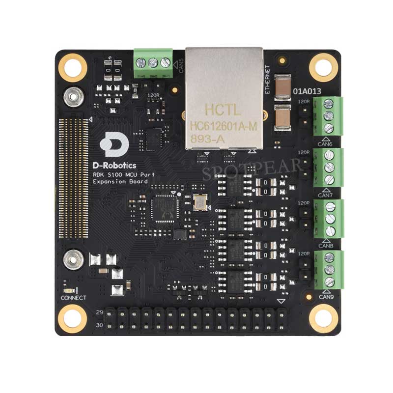  MCU interface Expansion Board Gigabit Ethernet port CAN port IMU For D-Robotics RDK S100