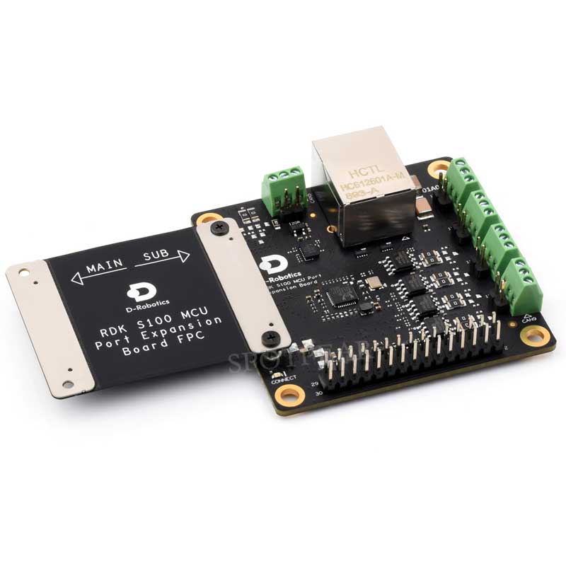  MCU interface Expansion Board Gigabit Ethernet port CAN port IMU For D-Robotics RDK S100