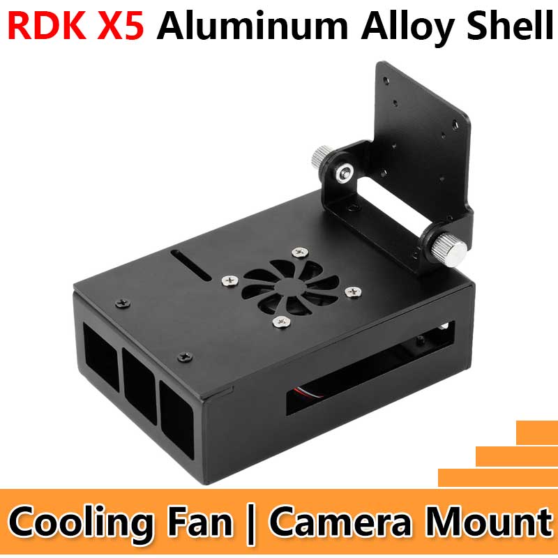 Horizon Sunrise RDK X5 Dedicated Heat Dissipation Shell Aluminum Alloy Material Cooling Fan Camera Mount