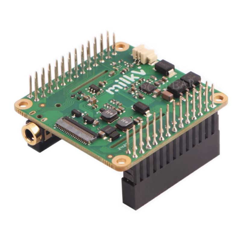 PoE HAT For Milk-V Duo S Onboard MIPI DSI Display Port Audio Input/Output Port