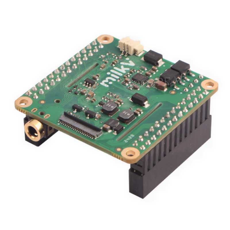 PoE HAT For Milk-V Duo S Onboard MIPI DSI Display Port Audio Input/Output Port