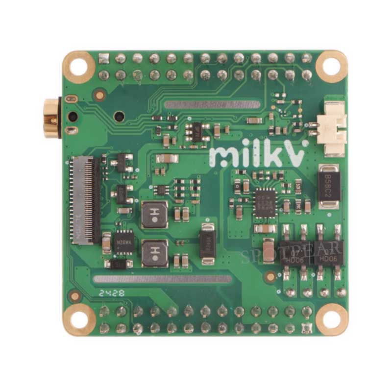 PoE HAT For Milk-V Duo S Onboard MIPI DSI Display Port Audio Input/Output Port