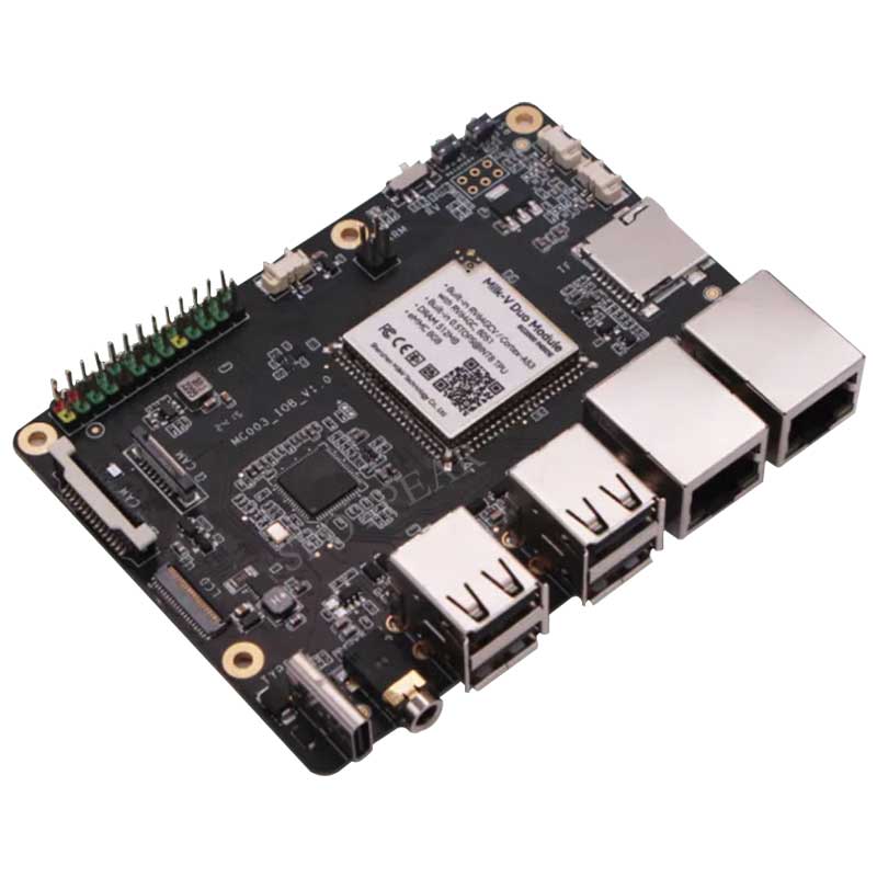 Milk V Duo Module 01 Evaluation Board Duo S Full Function SG2000 512MB 8GB-eMMC WIFI 0.5TOPS RISC-V