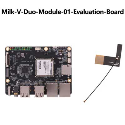 Milk V Duo Module 01 Evaluation Board Duo S Full Function SG2000 512MB 8GB-eMMC WIFI 0.5TOPS RISC-V