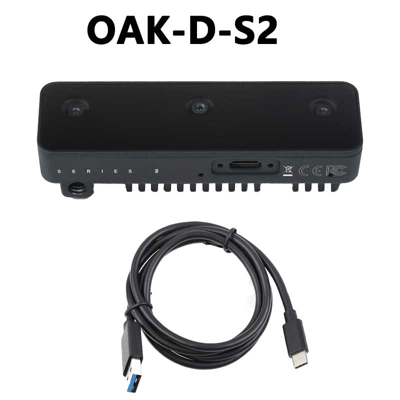 AI Machine Vision Kit OAK D S2 JPEG Encoder 12MP 4TOPS OpenCV Camera