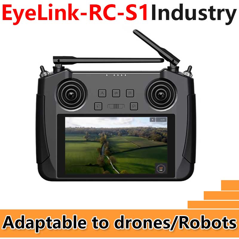 EyeLink-RC-S1 Industrial Edition 5.5 inch Touchscreen Camera R1M Card Recording Flight Controller FPV Drone ground station image transmission remote 