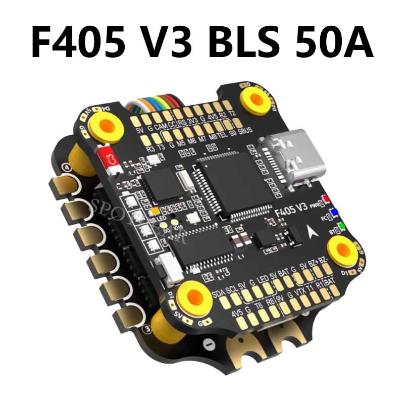 For SpeedyBee F405 V3 BLS 50A FC&ESC Stack 30x30 F4 Flight Controller Motor Driver Board DJI FPV Drone