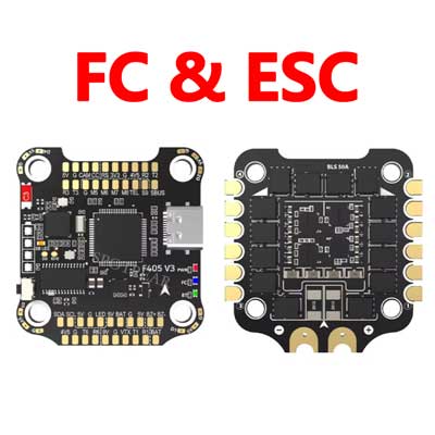 For SpeedyBee F405 V3 BLS 50A FC&ESC Stack 30x30 F4 Flight Controller Motor Driver Board DJI FPV Drone