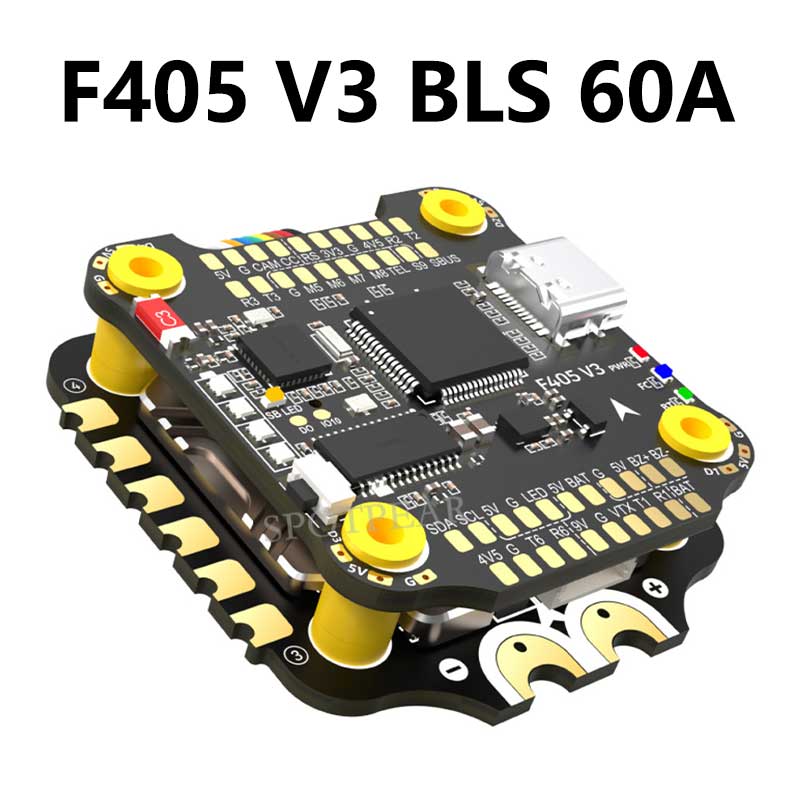 For SpeedyBee F405 V3 BLS 60A FC&ESC Stack 30x30 F4 Flight Controller Motor Driver Board DJI FPV Drone