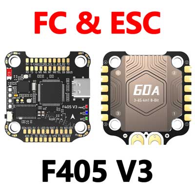 For SpeedyBee F405 V3 BLS 60A FC&ESC Stack 30x30 F4 Flight Controller Motor Driver Board DJI FPV Drone