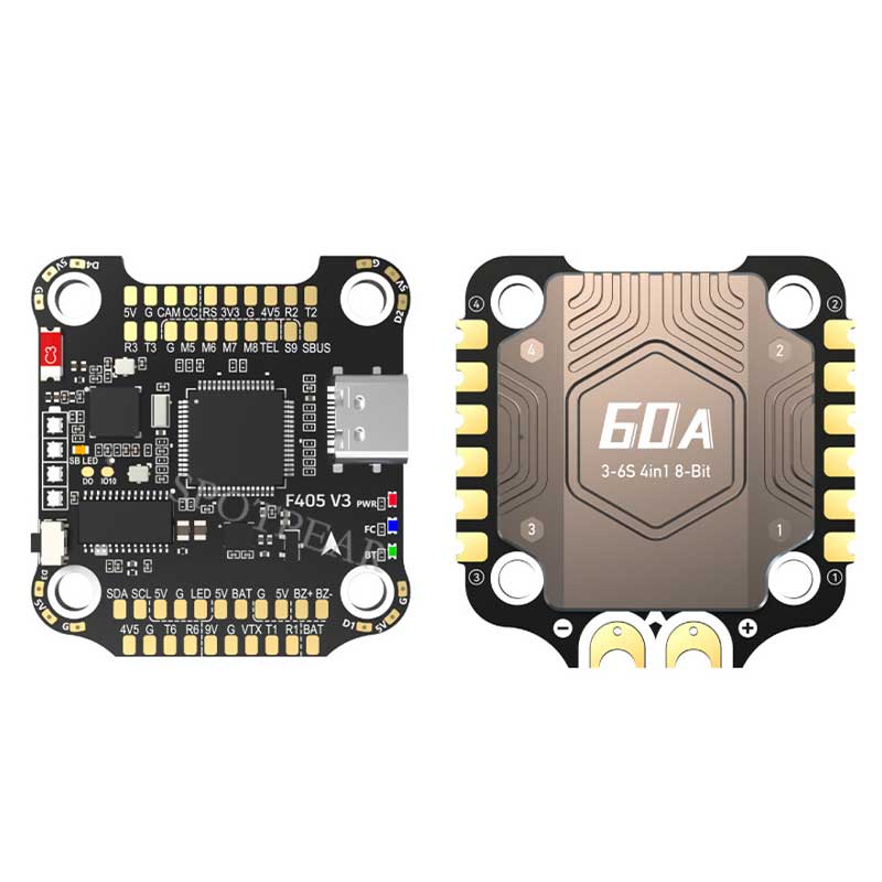 For SpeedyBee F405 V3 BLS 60A FC&ESC Stack 30x30 F4 Flight Controller Motor Driver Board DJI FPV Drone