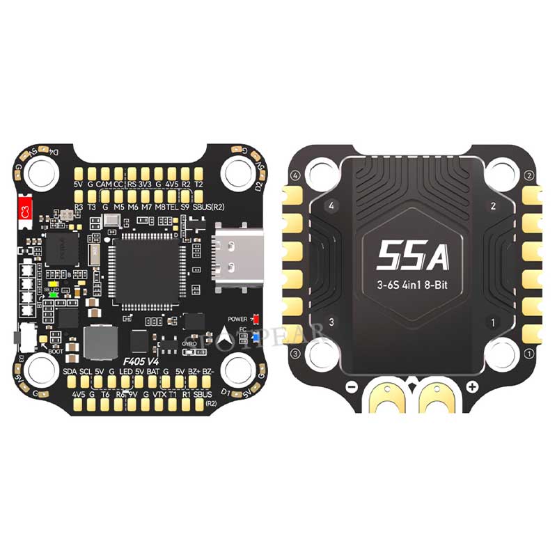 For SpeedyBee F405 V4 BLS 55A FC&ESC Stack 30x30 F4 Flight Controller Motor Driver Board DJI FPV Drone