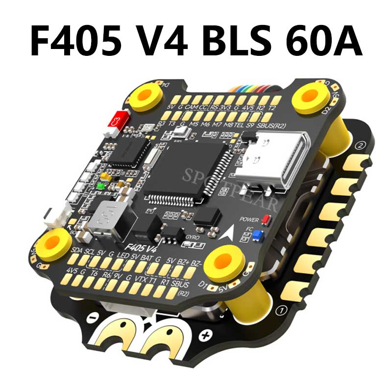 For SpeedyBee F405 V4 BLS 60A FC&ESC Stack 30x30 F4 Flight Controller Motor Driver Board DJI FPV Drone