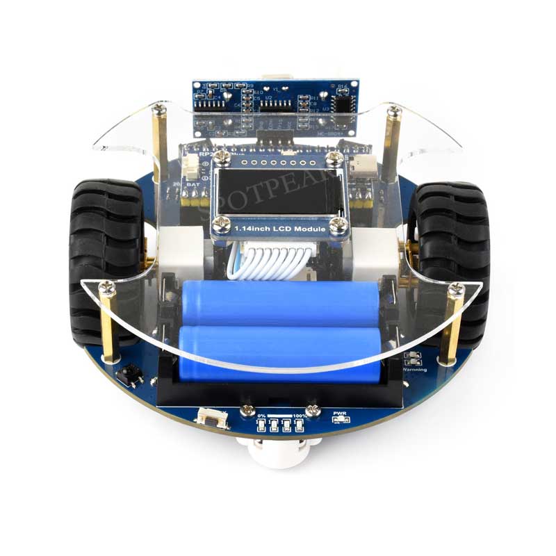 Raspberry Pi Pico 2 P2350-Plus Smart Car Kit PicoGo2 Autonomous Driving Learning Car
