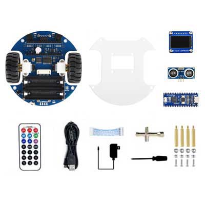 Raspberry Pi Pico 2 P2350-Plus Smart Car Kit PicoGo2 Autonomous Driving Learning Car