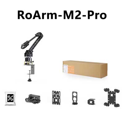 RoArm M2 4 DOF High Torque Serial Bus Servo ROS2 WIFI ESP NOW UART USB ST3235 QMI8658C For ESP32