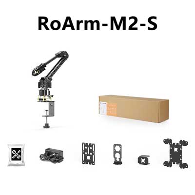 RoArm M2 4 DOF High Torque Serial Bus Servo ROS2 WIFI ESP NOW UART USB ST3235 QMI8658C For ESP32