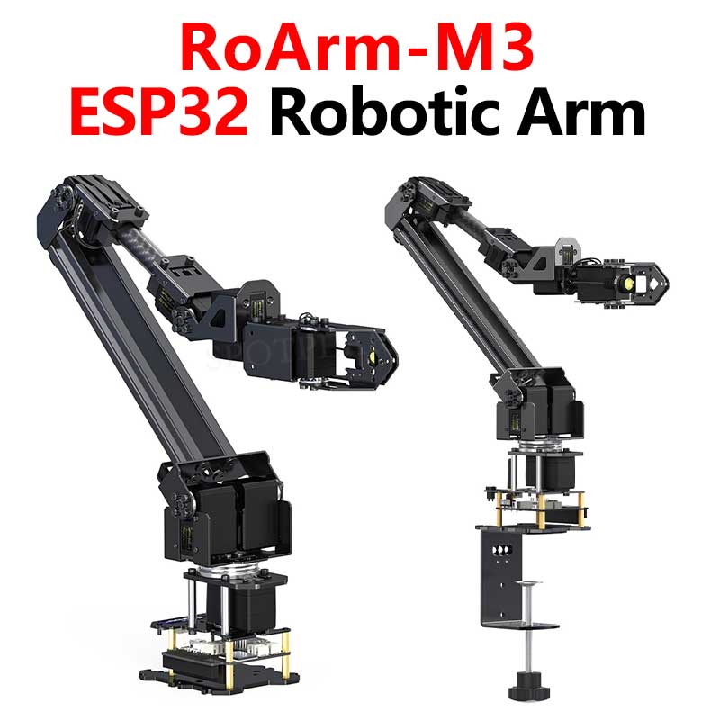 RoArm M3 5+1 DOF Robotic Arm High Torque Serial Bus Servo WIFI ESP32 ESP NOW ST3235 QMI8658C