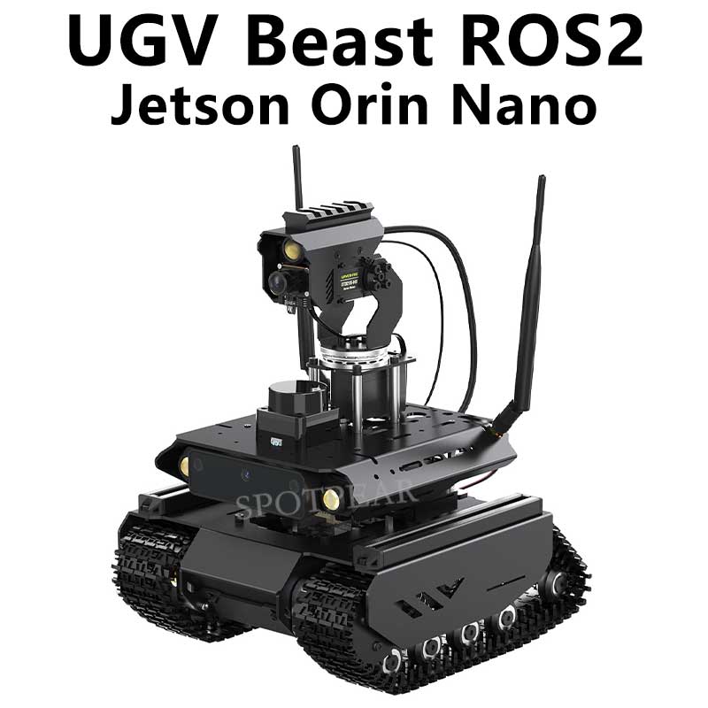 Jetson Orin Nano UGV Beast PT ROS2 AI OpenCV Robot Car MediaPipe