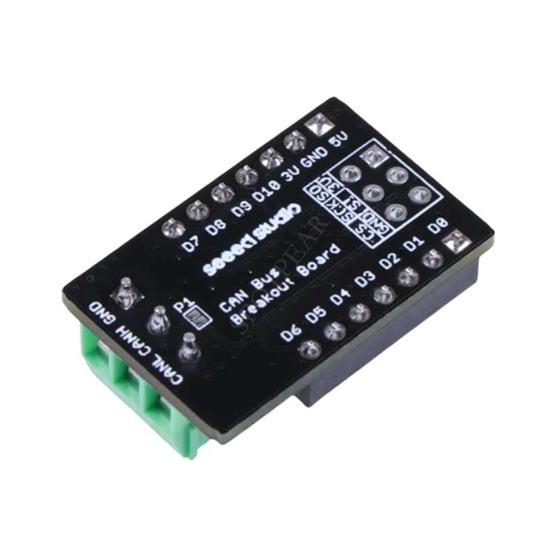 CAN Bus Breakout Board For SeeedStudio-XIAO and QTPy On-Board MCP2515 SN65HVD230