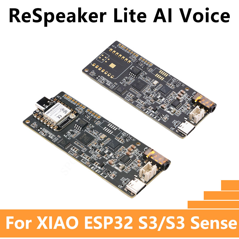 ReSpeaker Lite Voice Assistant Kit AI For SeeedStudio XIAO ESP32 S3/S3 Sense For Arduino