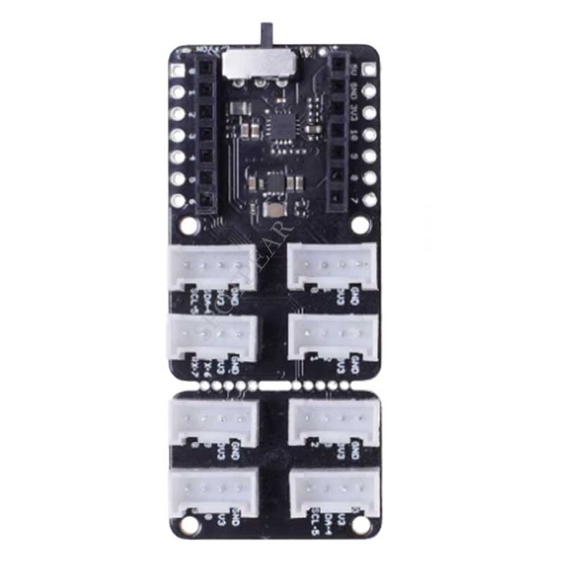 Grove Base IO HAT For SeeedStudio-XIAO On-Board Battery Management Sensor-Port