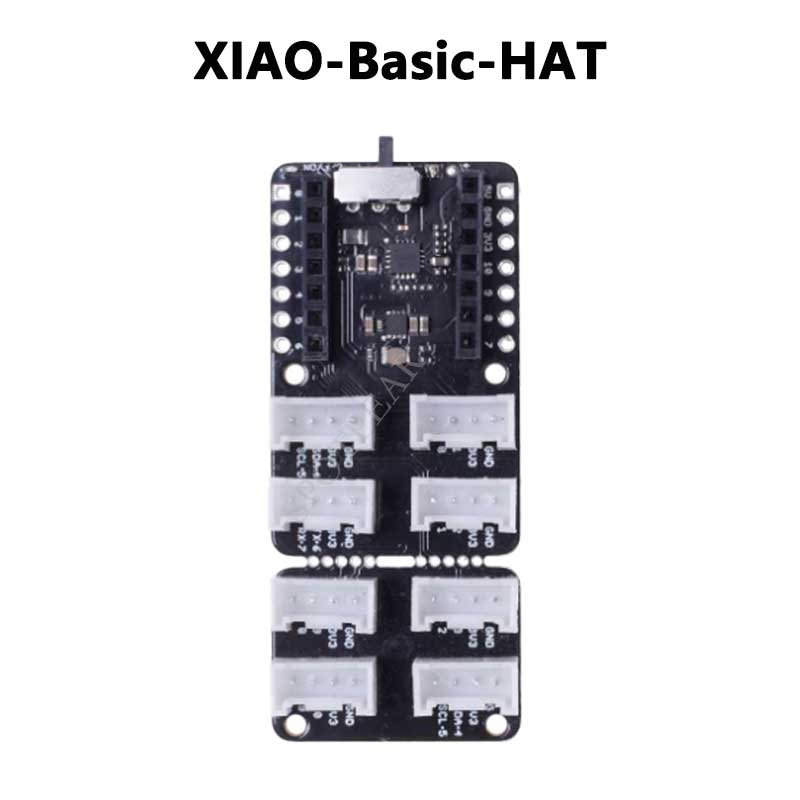 Grove Base IO HAT For SeeedStudio-XIAO On-Board Battery Management Sensor-Port