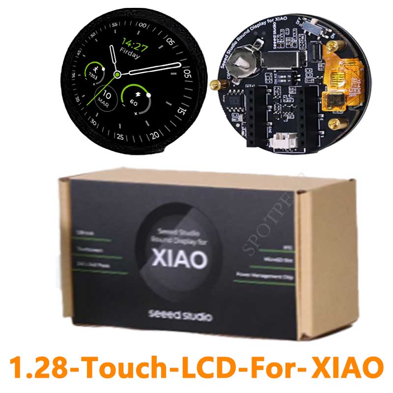 1.28inch Round LCD Capacitive TouchScreen Display For SeeedStudio-XIAO 240×240 watch onboard RTC