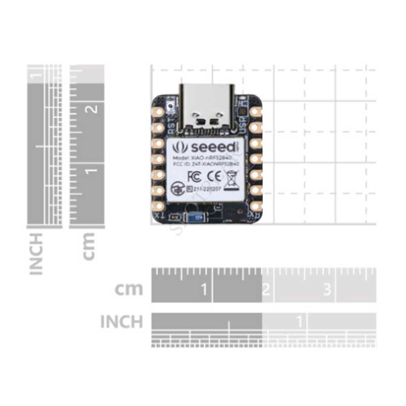 XIAO-nRF52840 BLE Sense Tiny SuperMini Onboard Microphone/Sensor For Arduino For SeeedStudio