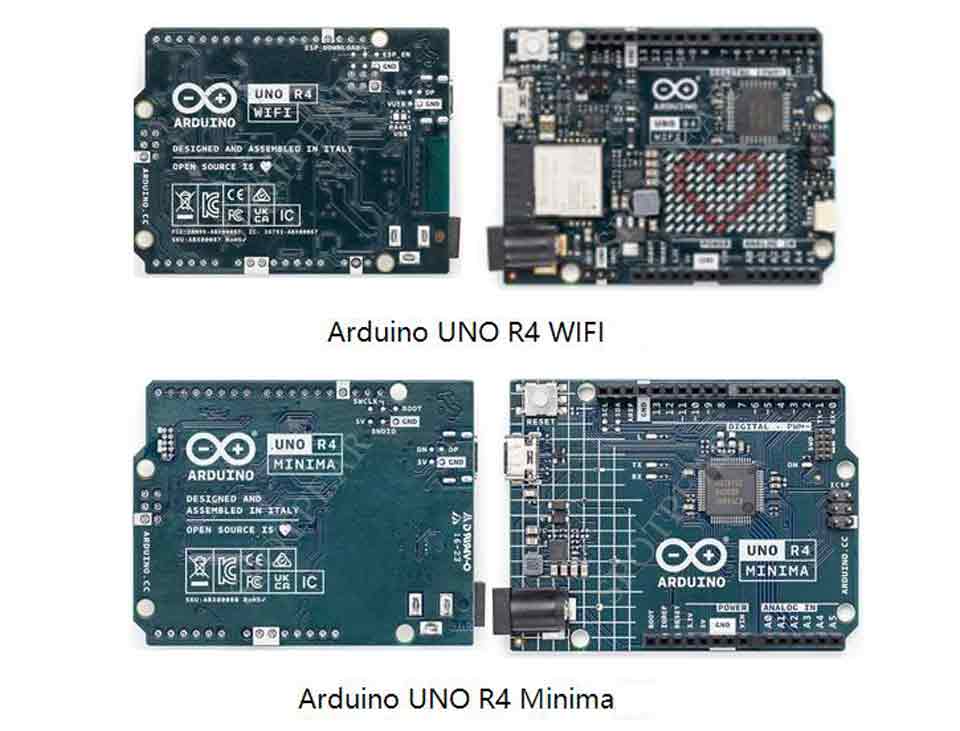 Official Original UNO R4 Development board For Arduino UNO R4 WIFI / Minima Option