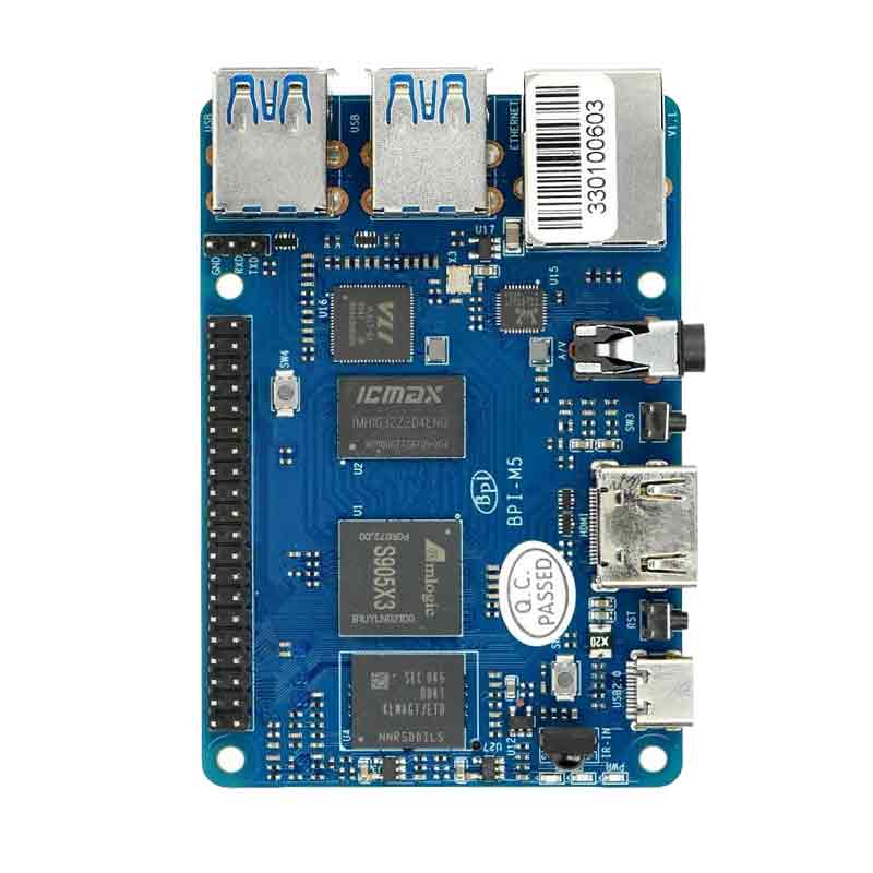 Banana Pi BPI M5 Berry with S905x3 compatible with Raspberry Pi 3B Size Hgh Performance like 4B