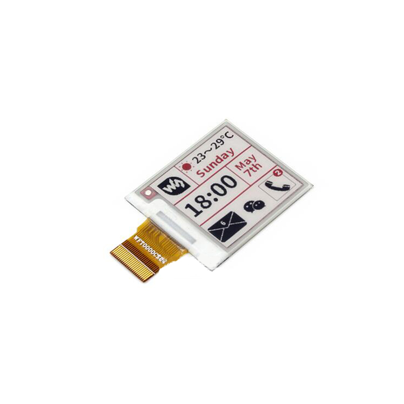 1.54inch E Ink Raw Display, SPI Interface, 200x200, red, black, white
