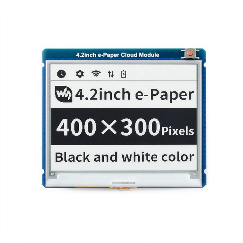 4.2inch E Paper Cloud Module, 400×300, WiFi Connectivity