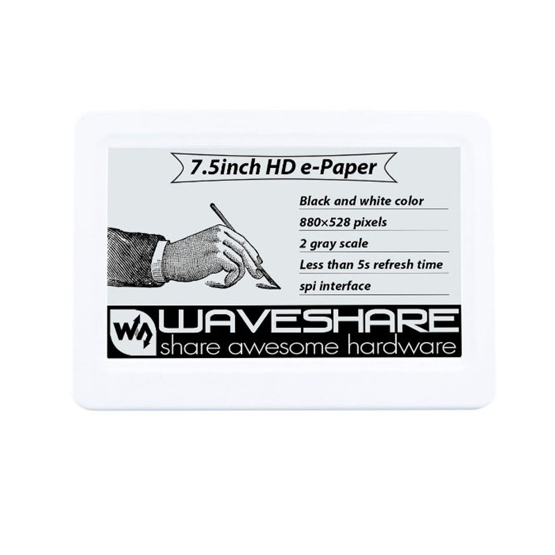7.5inch NFC Powered e Paper Evaluation Kit