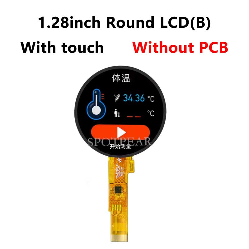 1.28inch Round LCD Display SPI 240x240 TouchScreen For Arduino/STM32/Raspberry Pi