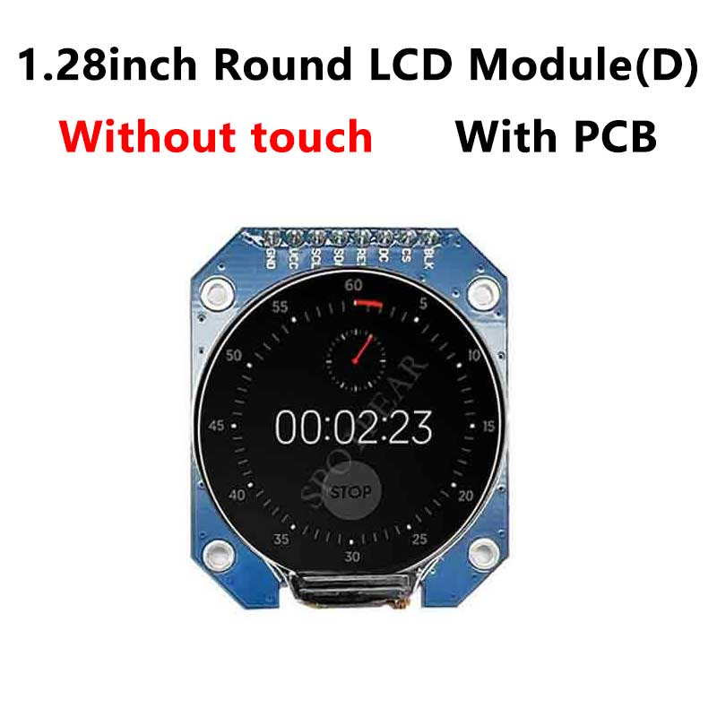 1.28inch Round LCD Display SPI 240x240 TouchScreen For Arduino/STM32/Raspberry Pi