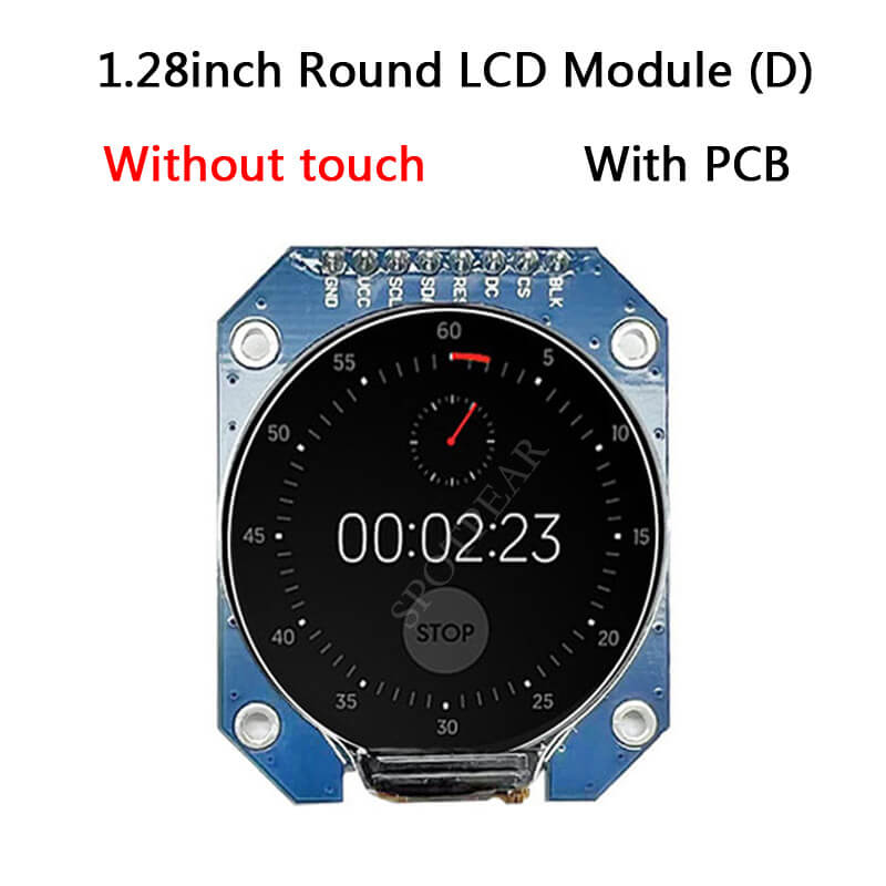 1.28inch Round LCD Display SPI 240x240 TouchScreen For Arduino/STM32/Raspberry Pi