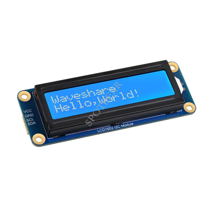 LCD1602 I2C Module AiP31068L for Arduino/ Raspberry Pi Pico/ Jetson Nano/ ESP32