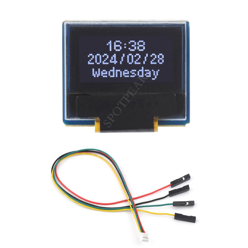 0.49inch OLED Screen Display 64×32 SSD1315 For Arduino /Raspberry Pi /ESP32 /Pico /STM32